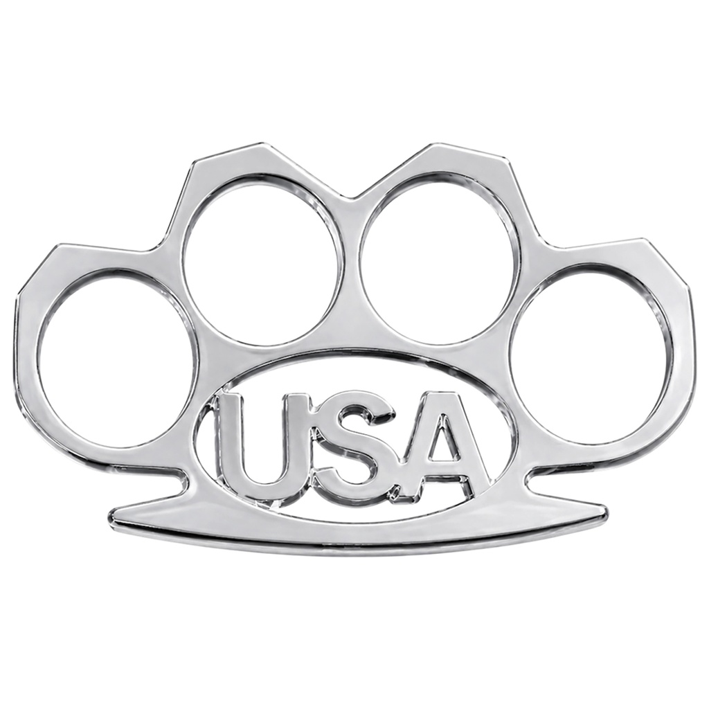 Patriot Grip USA Brass Knuckle - Silver Metal