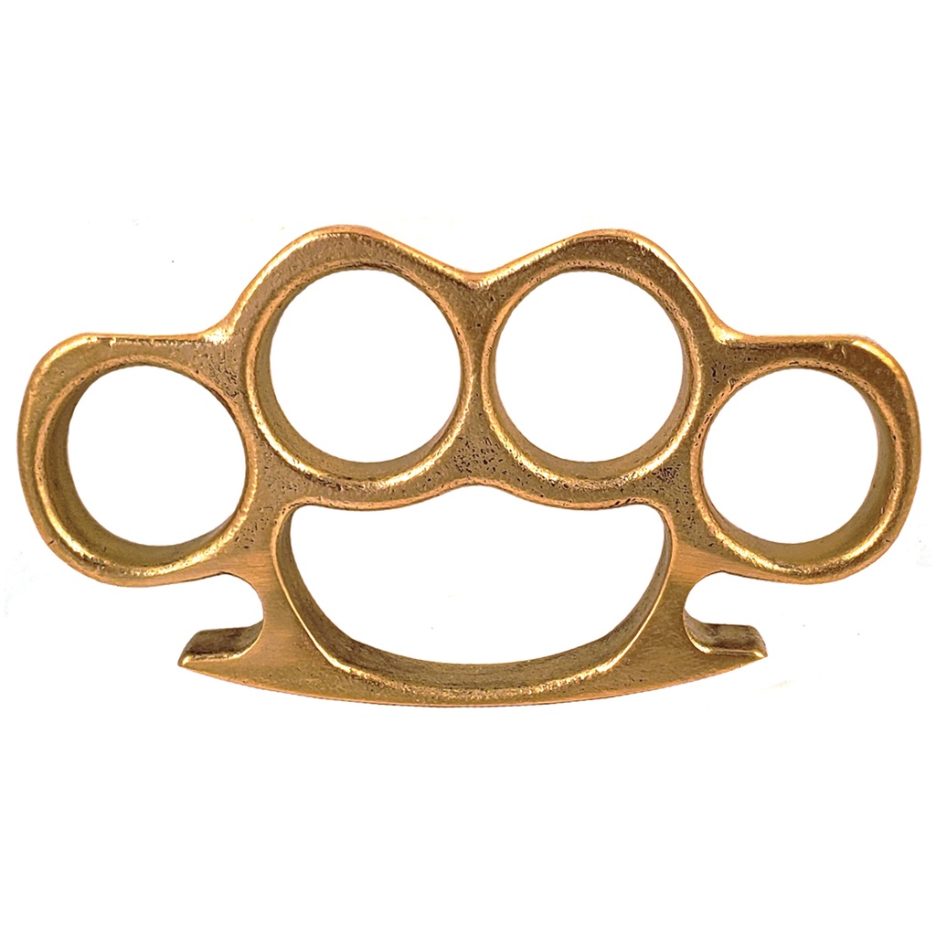 Foundry Grip Heritage Knuckle Paperweight - Solid Brass
