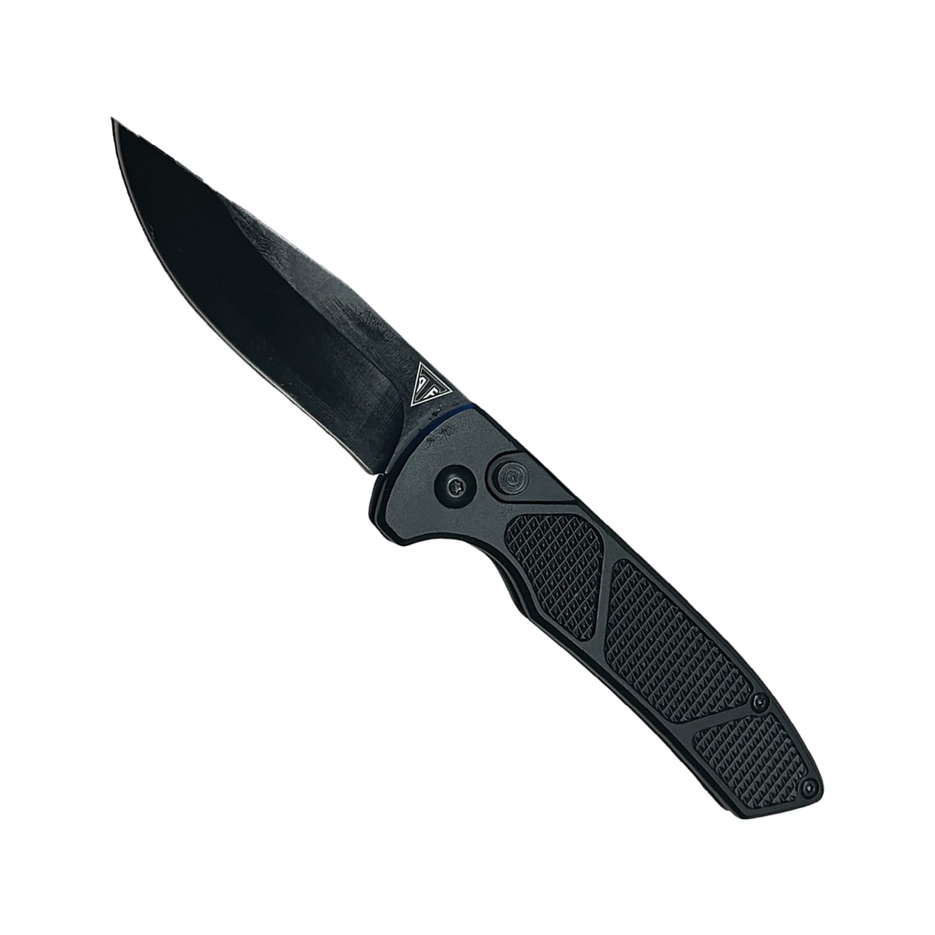 Stealth Vanguard Button-Fire Automatic Knife - Black Clip Point