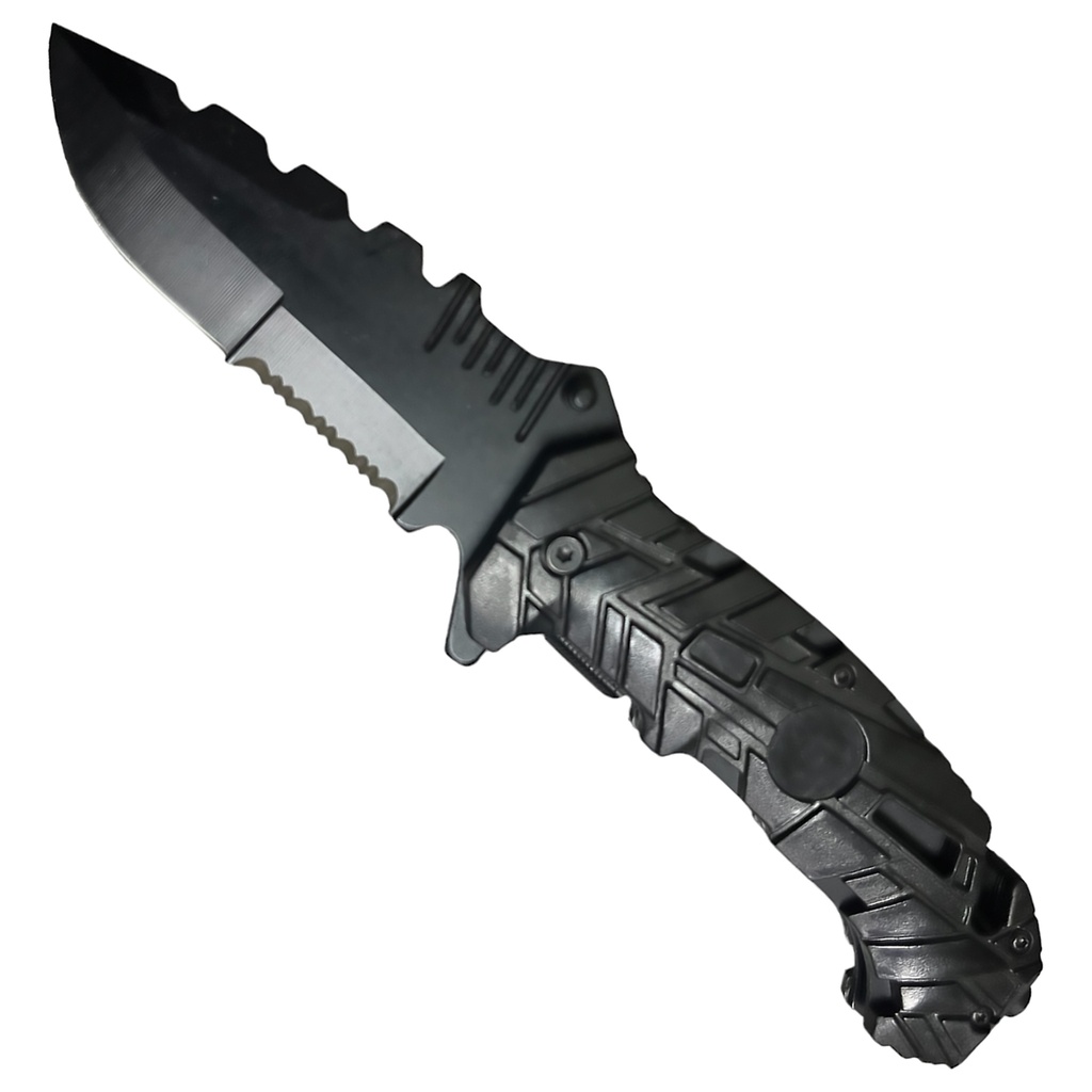 Blackout Operator Quick-Deploy Spring-Assisted Knife - Midnight Black