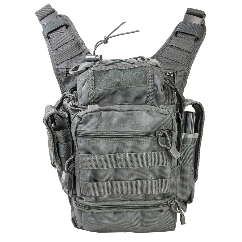 Urban Grid Rapid-Access First Responder Utility Bag - Gray PVC