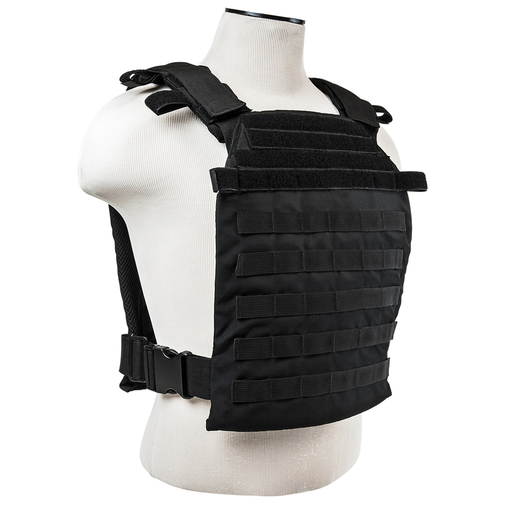 Fast Grid Quick-Connect Plate Carrier - Black 1050 Nylon