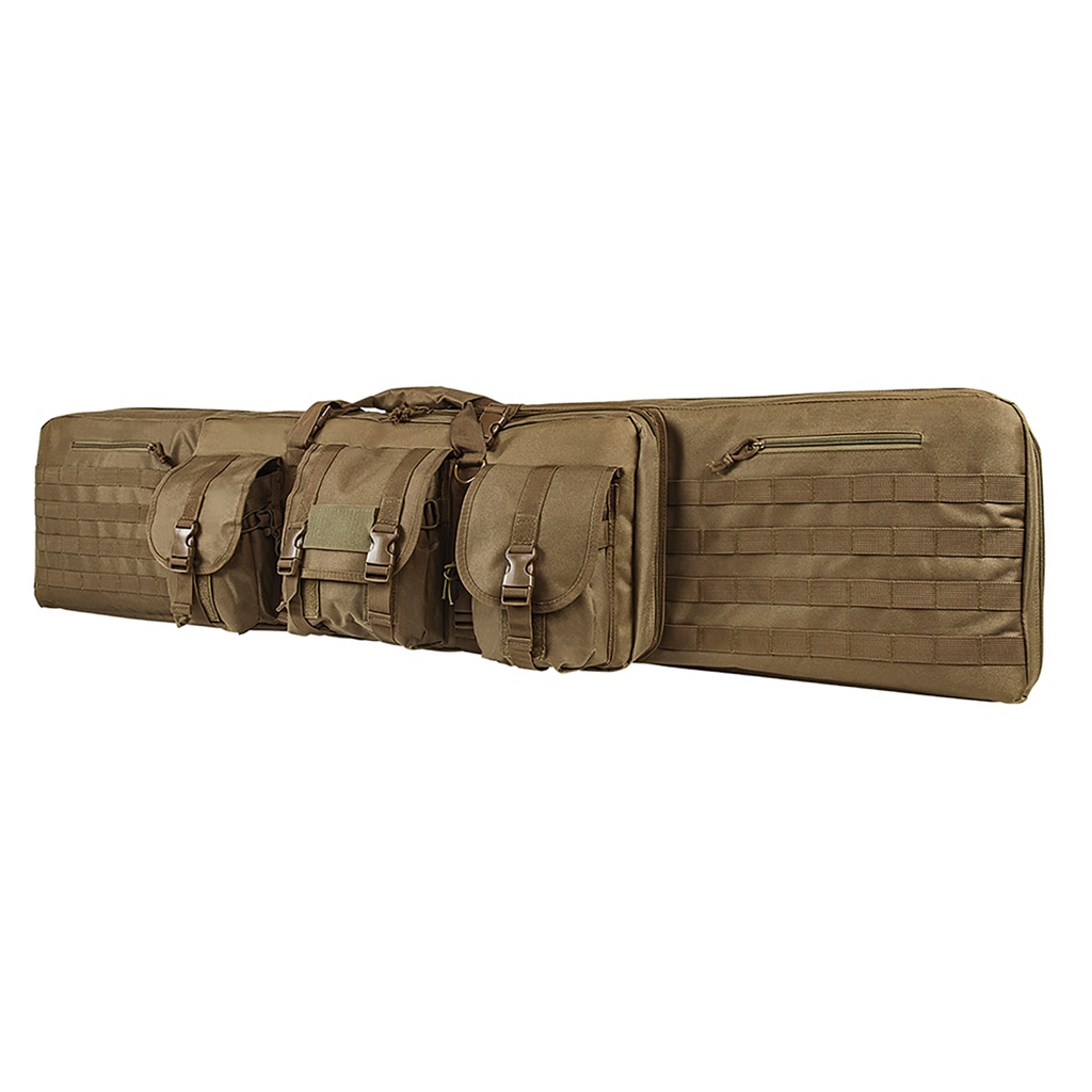 Quiet Convoy Padded Double Carbine Case - Tan