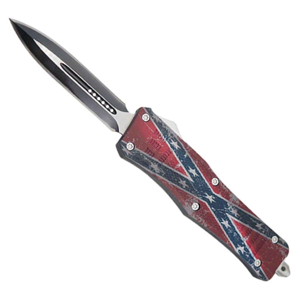 CSA Flag Full Size OTF Knife - Large