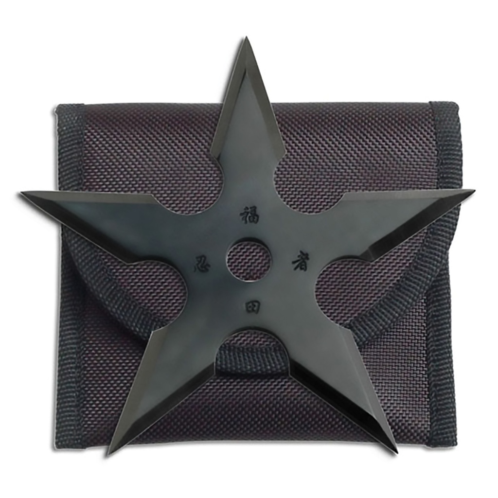 Shadow Sigil Precision Throwing Star - Midnight Black