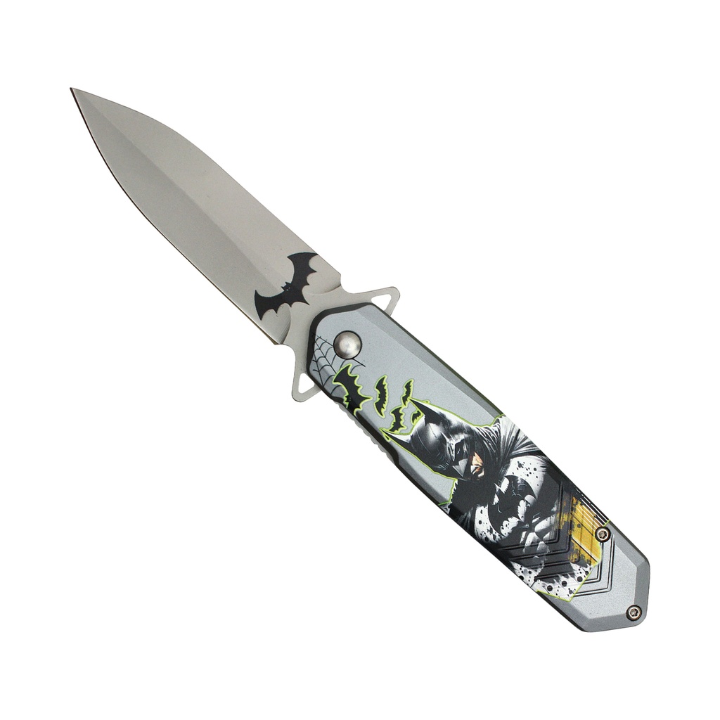 Vigilante Crest Rapid-Deploy Assisted Opening Knife - Silver Graphic