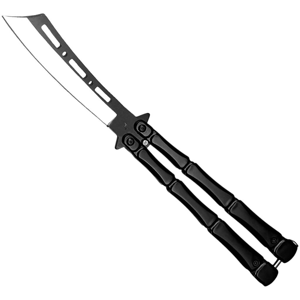 Bone Relic Skeleton-Flow Butterfly Knife - Stainless Steel