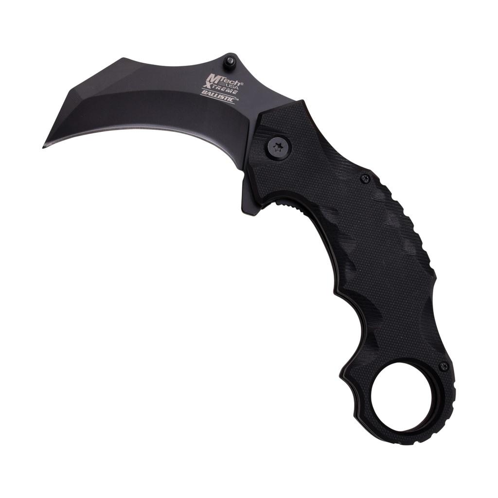 Shadow Talon Quick-Assisted Karambit Knife - G10 Black