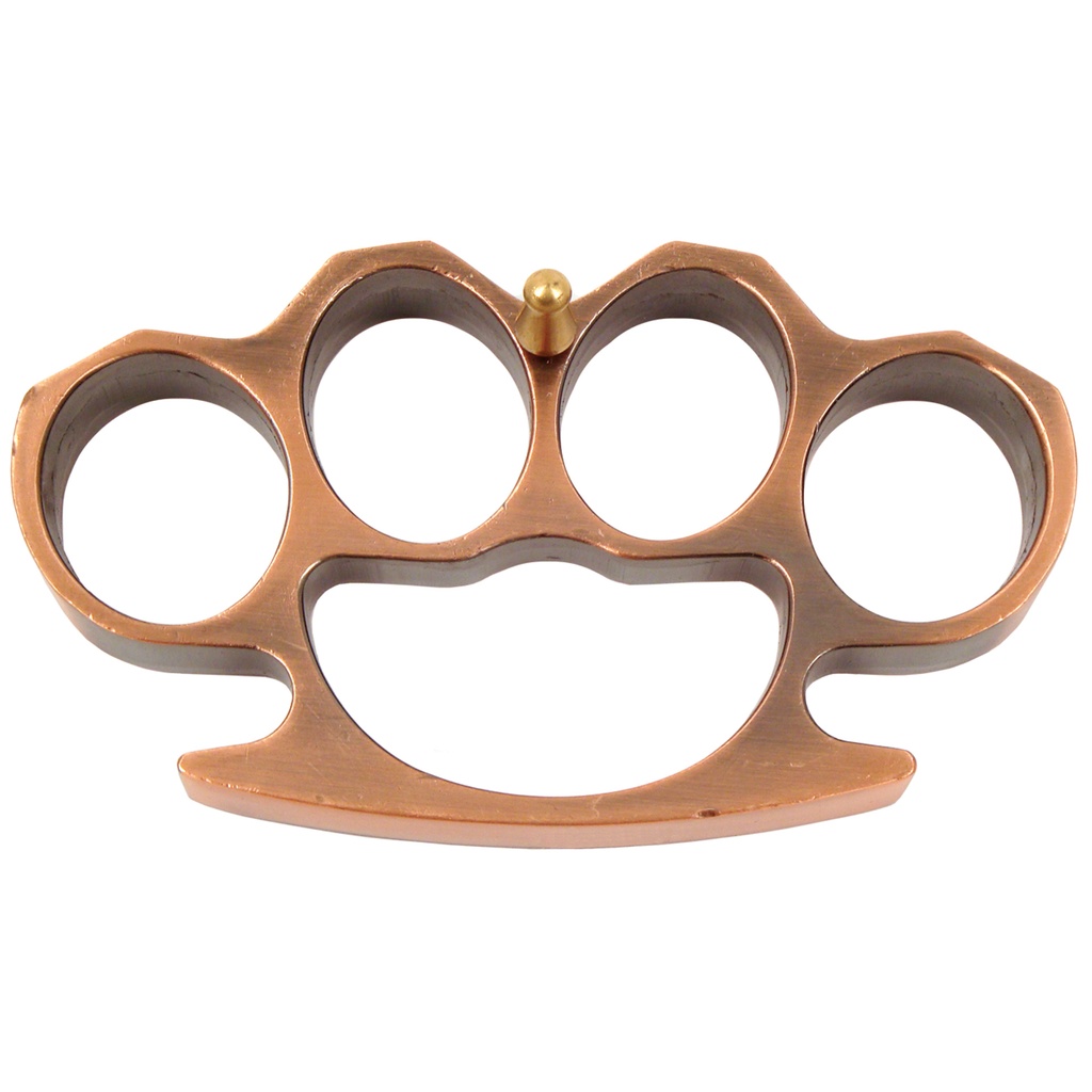 Industrial Strike Knuckle Paperweight - Heavy Copper