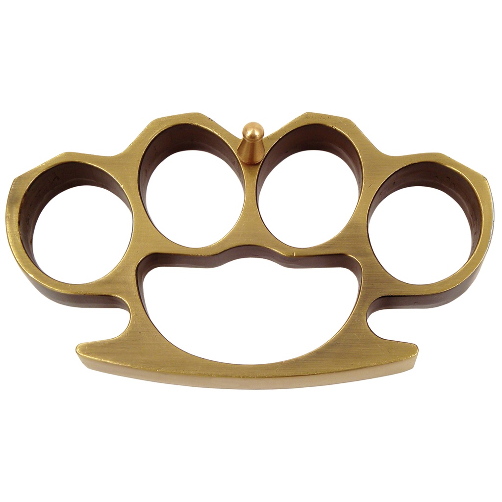 Minimalist Impact Knuckle Belt Buckle - Champagne Metal