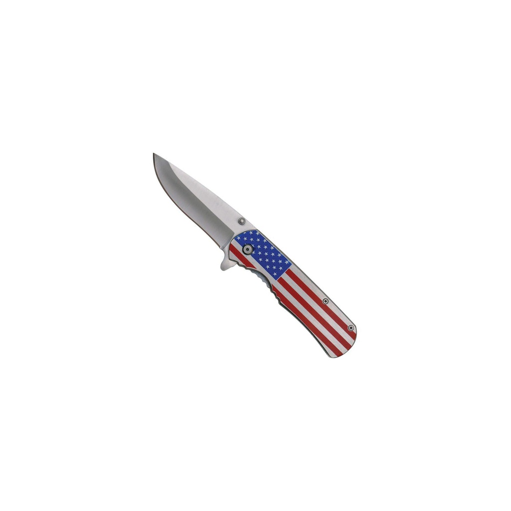 Flagbearer Pride Assisted Opening Knife - USA Flag
