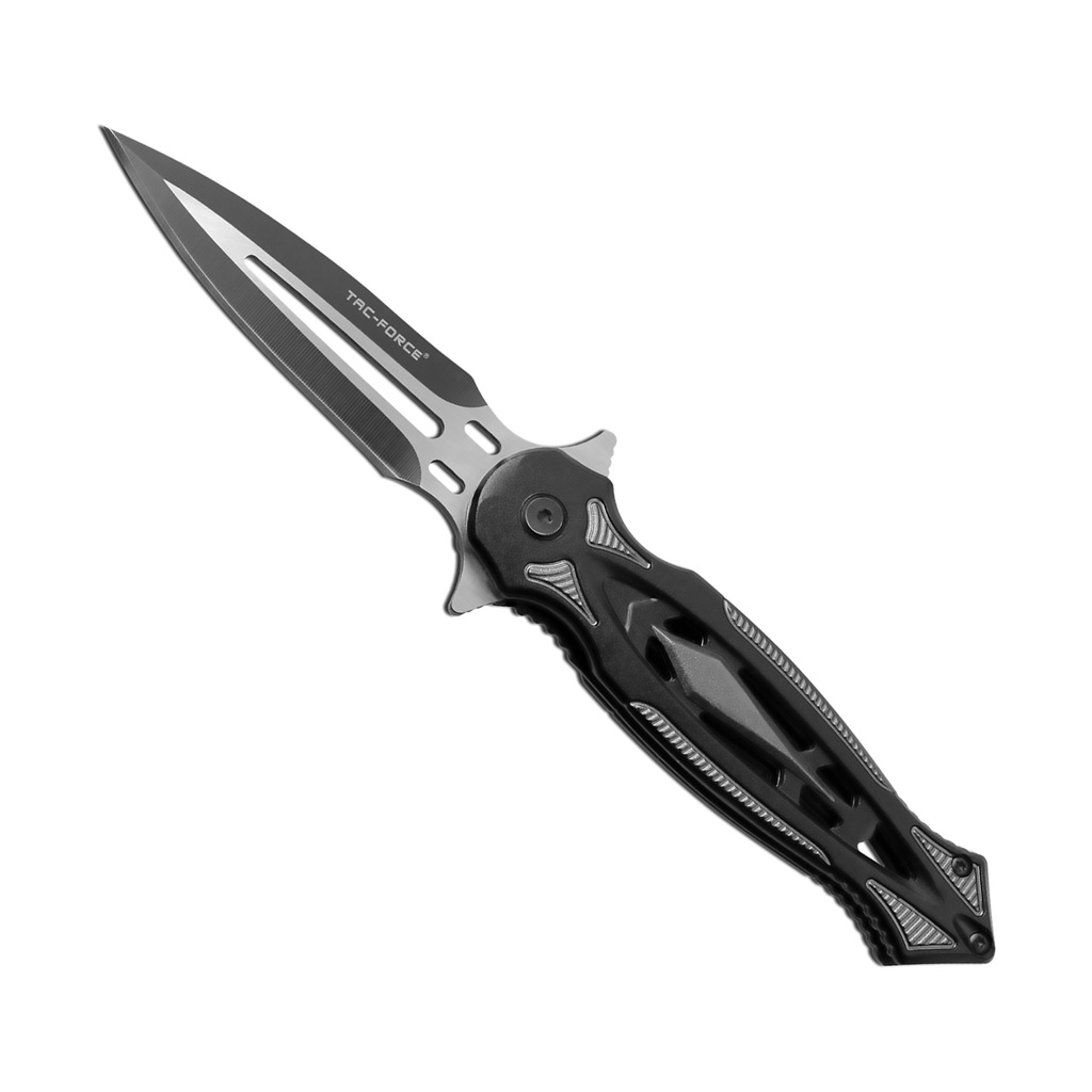 Apex Vector Spring-Assisted Tactical Knife - Gray Aluminum