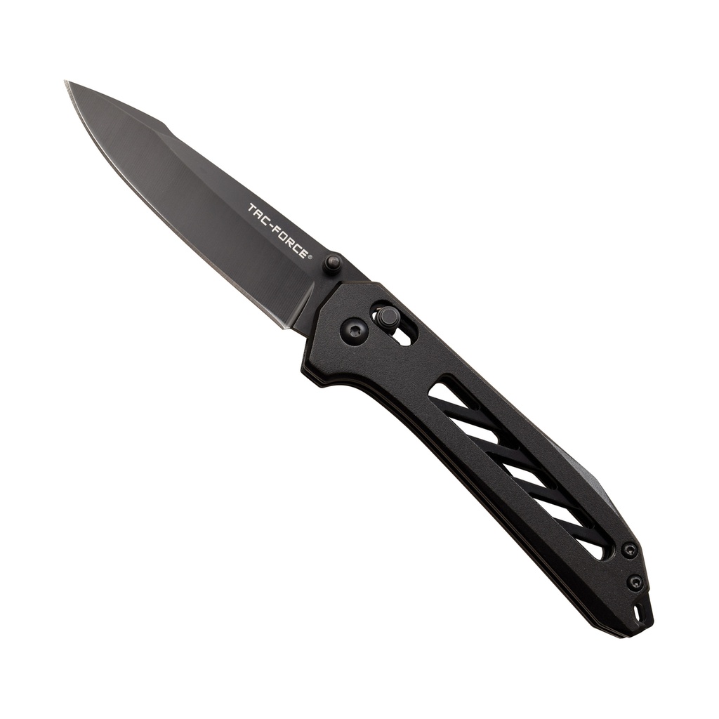 Shadow Cutout Rapid-Deploy Folding Knife - Midnight Black