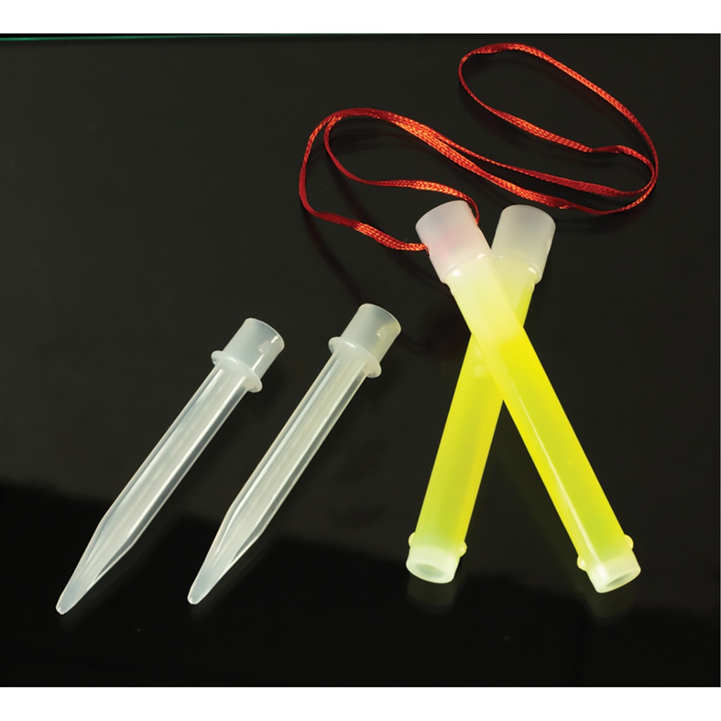 Signal-Ready Emergency Glow Stick Set - Neon Yellow