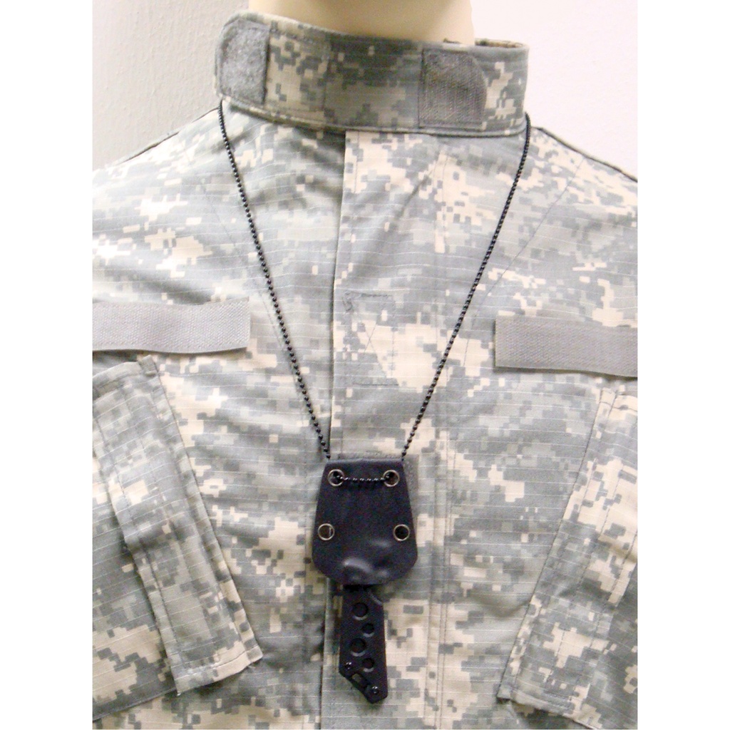 Shadow Chain Discreet Neck Knife - G10 Black