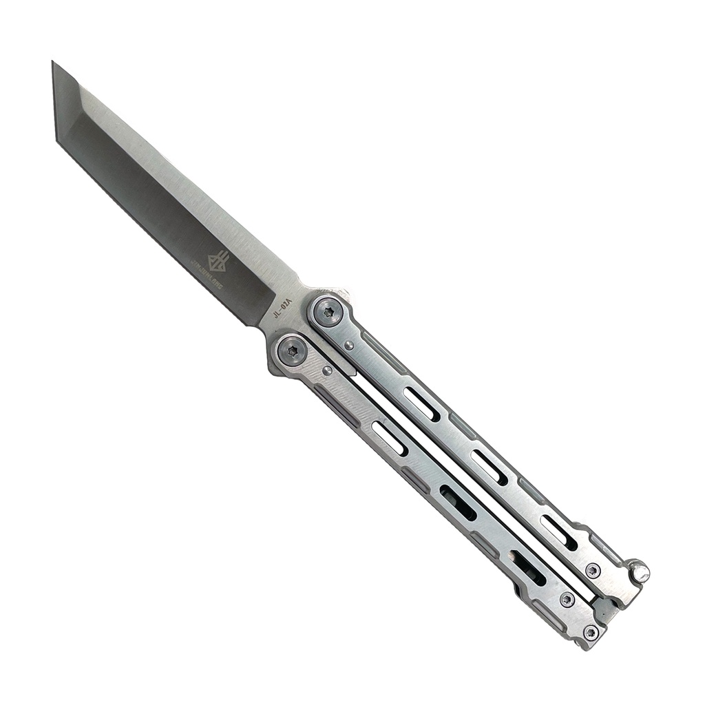 Steel Flow Precision Butterfly Knife - Silver