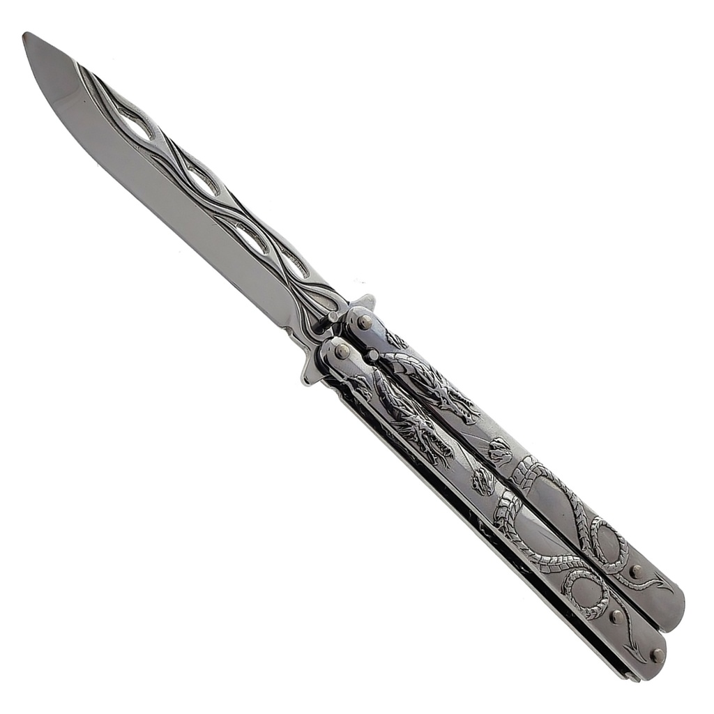 Dragonwave Kriss Trainer Butterfly Knife - Chrome