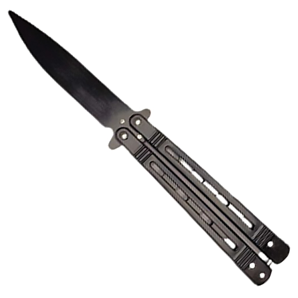 Shadow Discipline Trainer Balisong Knife - Black Steel