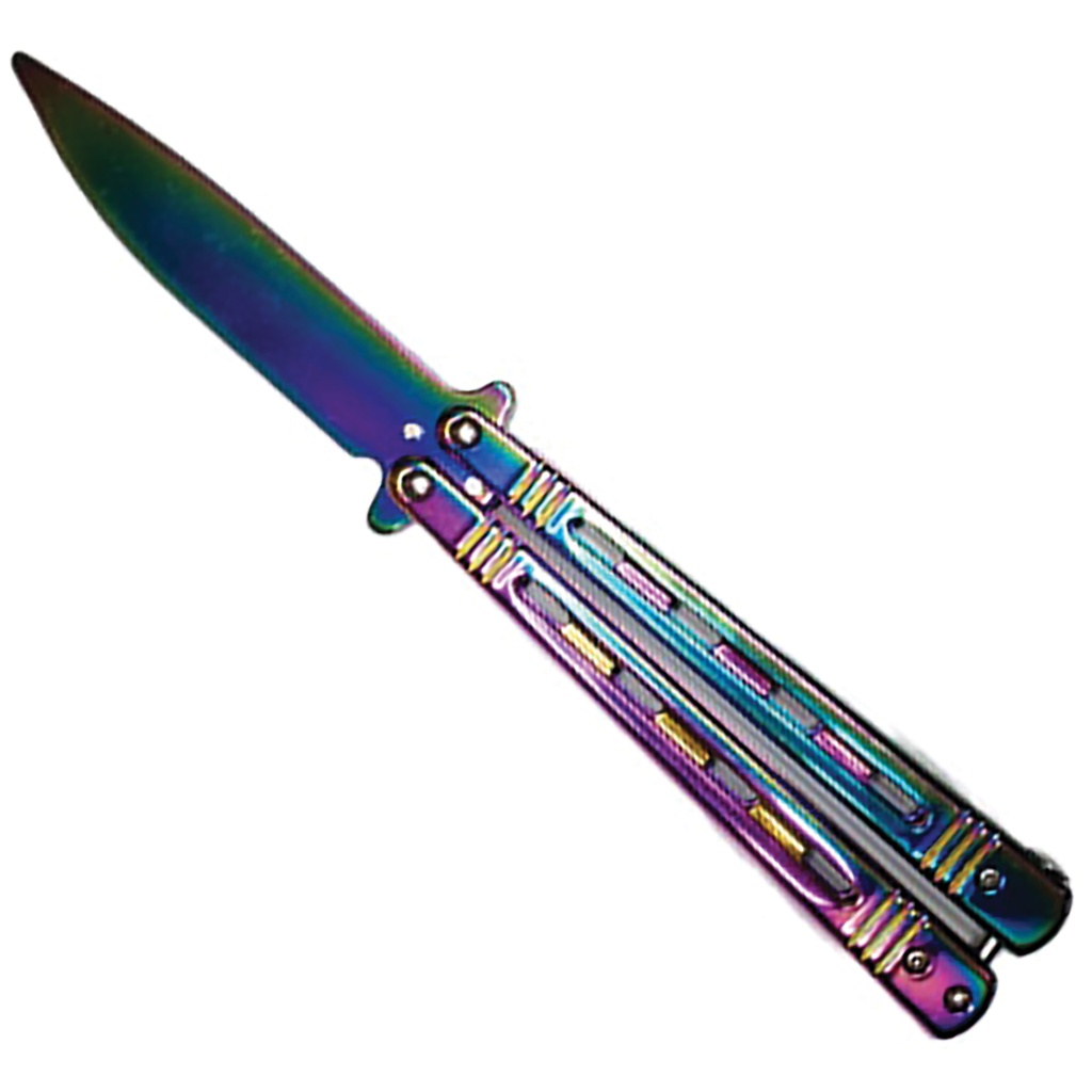 Spectrum Flow Classic Trainer Balisong - Rainbow Iridescent