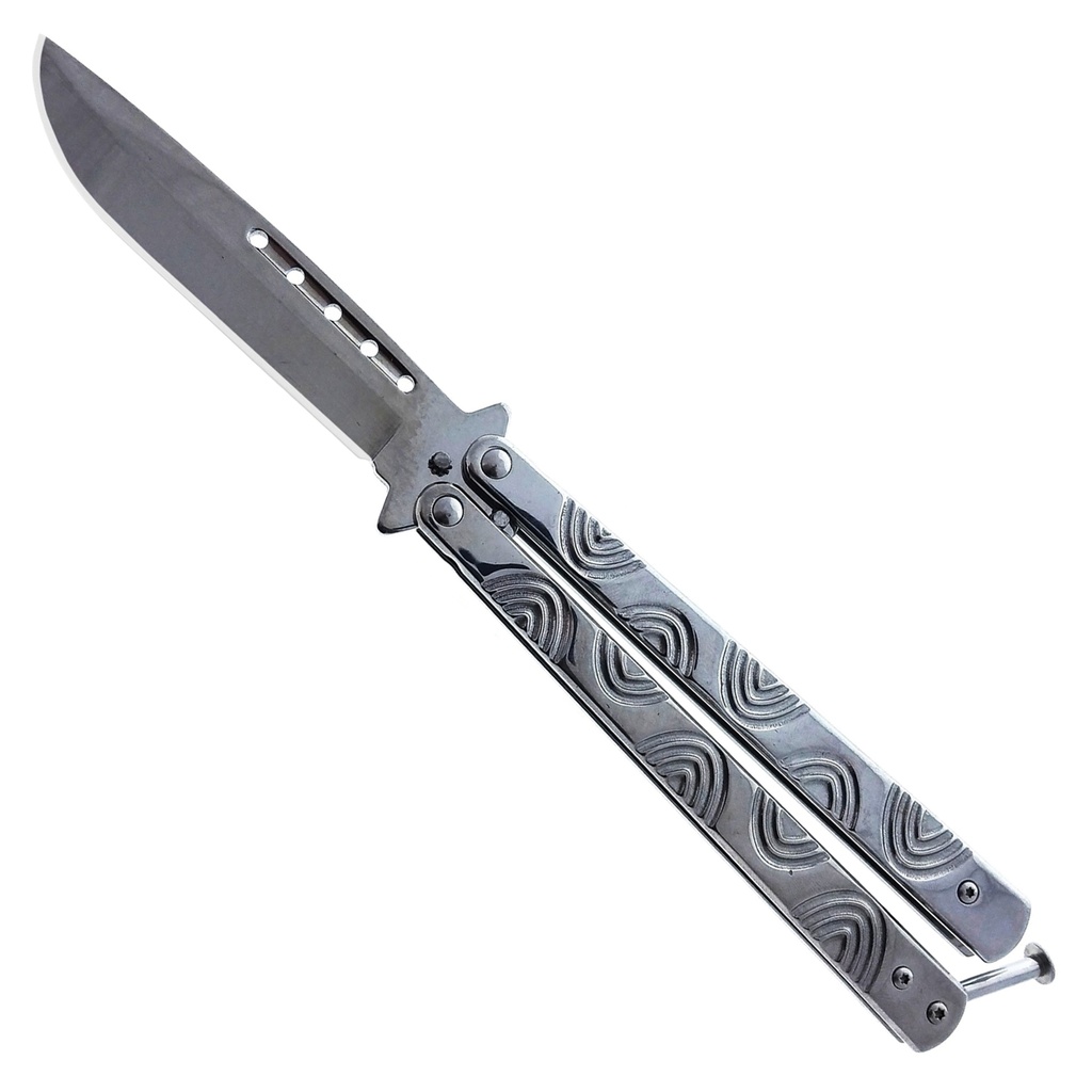 Cosmic Orbit Training Butterfly Knife - Chrome