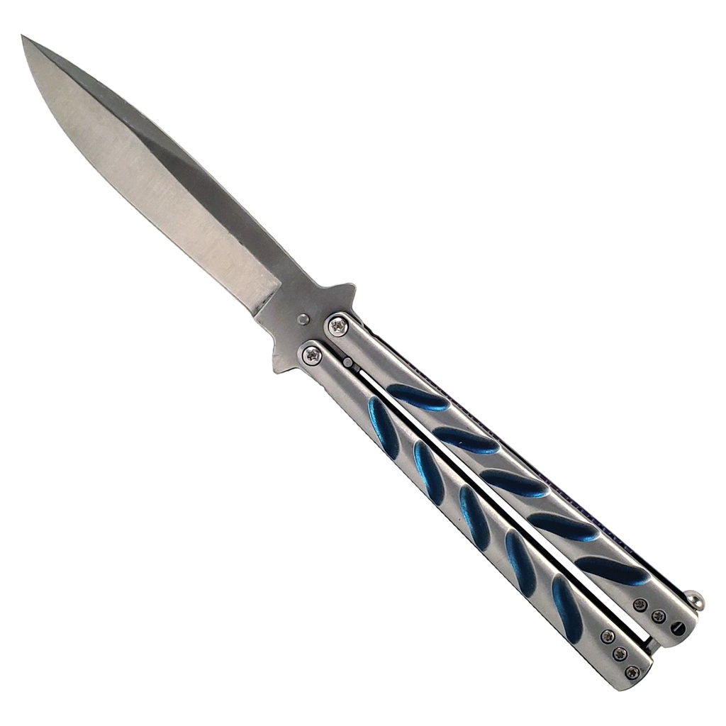 Twister Flow Performance Butterfly Knife - Blue Steel