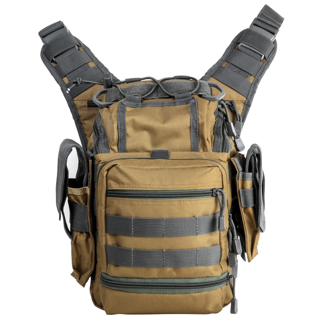 PVC First Responders Utility Bag -  Tan with Urban Gray Trim