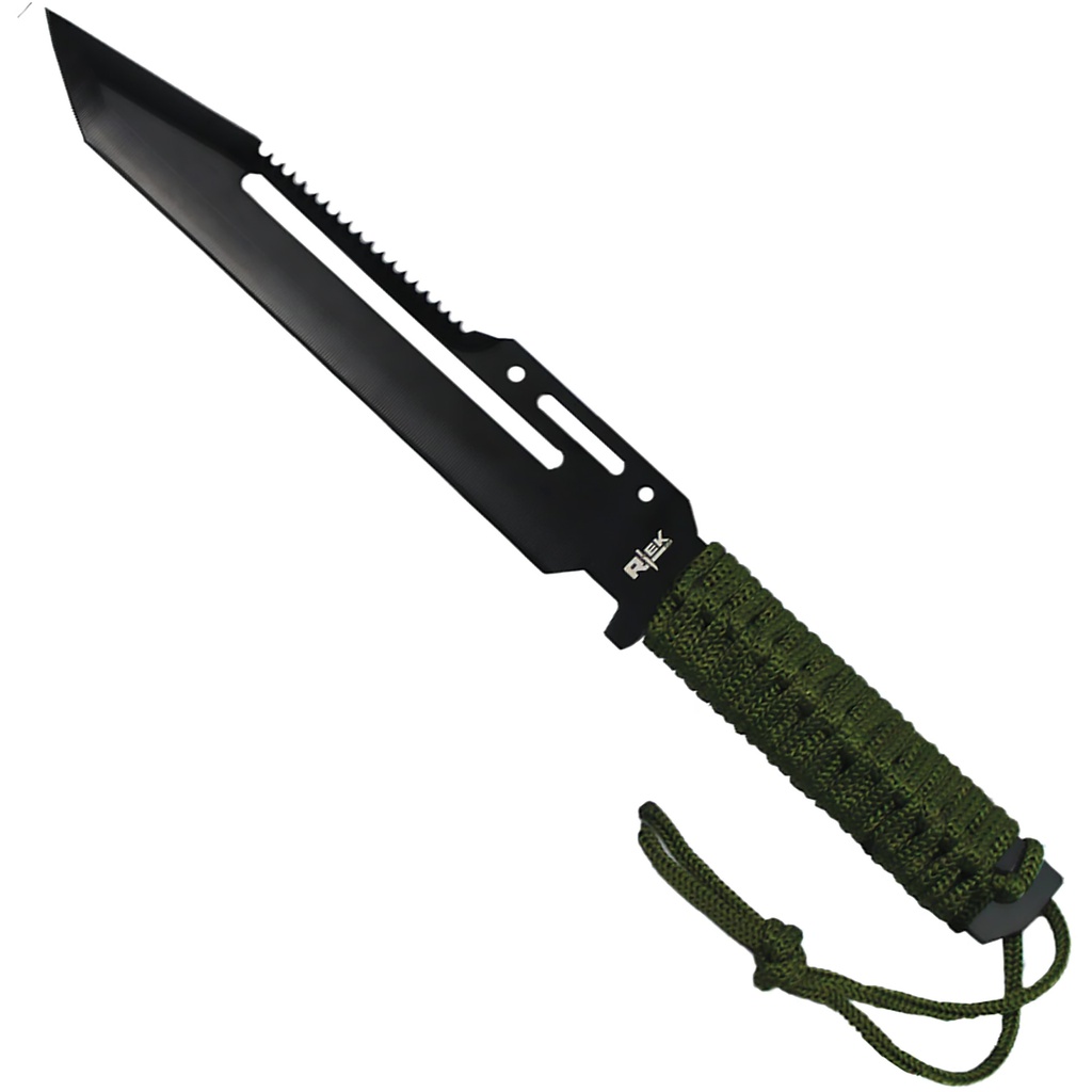 RTEK Survivalist Combat Knife - Black
