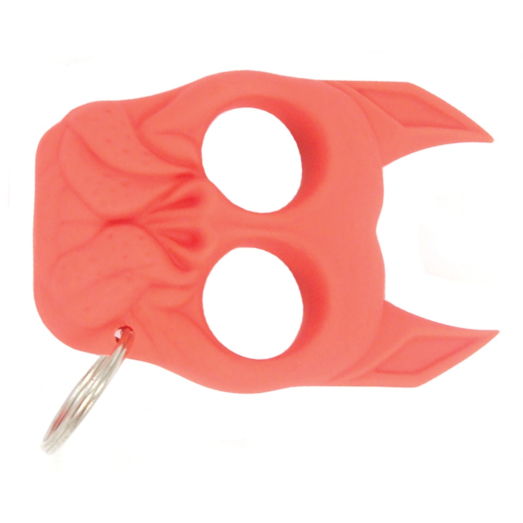 Bulldog Guardian Self Defense Keychain - Red ABS