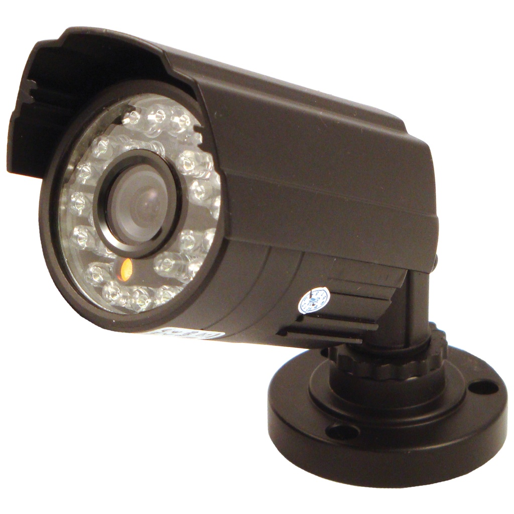 Perimeter Guardian Night-Vision Bullet Security Camera - Black