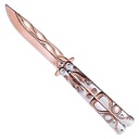 Ember Hoard Dragon Butterfly Knife - Rose Gold