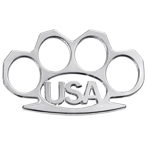 Patriot Grip USA Brass Knuckle - Silver Metal