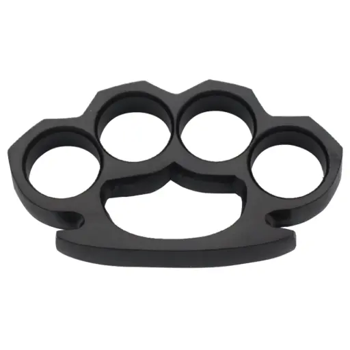 Industrial Force Heavy-Duty Knuckle Duster - Black Steel