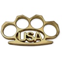 Liberty Mark Heavy-Duty Brass Knuckles - Gold