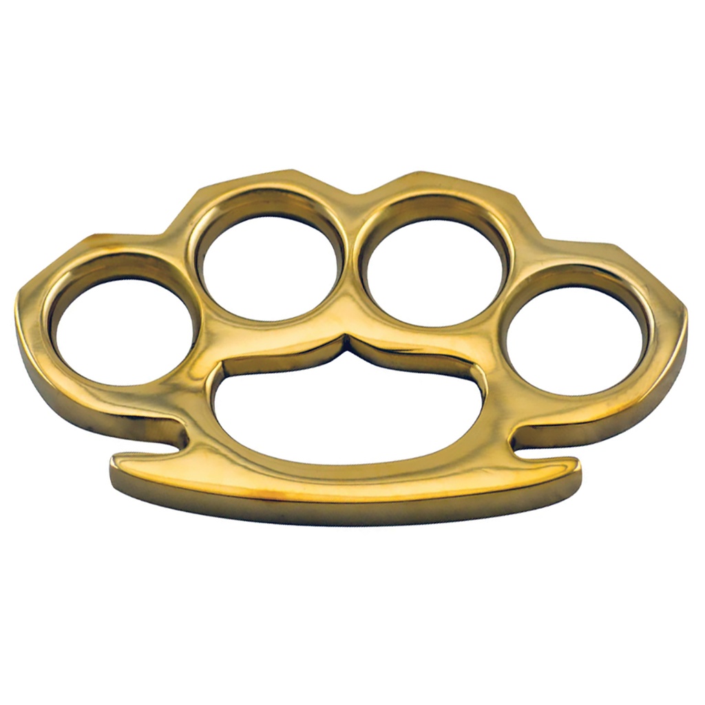 Heritage Mirror-Line Brass Knuckles - Solid Brass