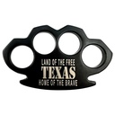 Lone Star Oath Heavyweight Brass Knuckles - Black Metal