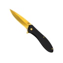 Chromatic Sleek Quick-Deploy Spring-Assisted Knife - Gold