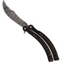 Operator Skin Precision Butterfly Knife - Black/Silver