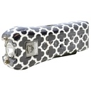 Quatrefoil Sentinel Women's Stun Gun - Navy Quatrefoil