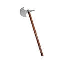 Fortress Edge Spiked Medieval Battle Axe - Wood Handle