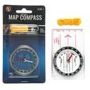 Clearview Gridline Orienteering Compass - Clear Plastic