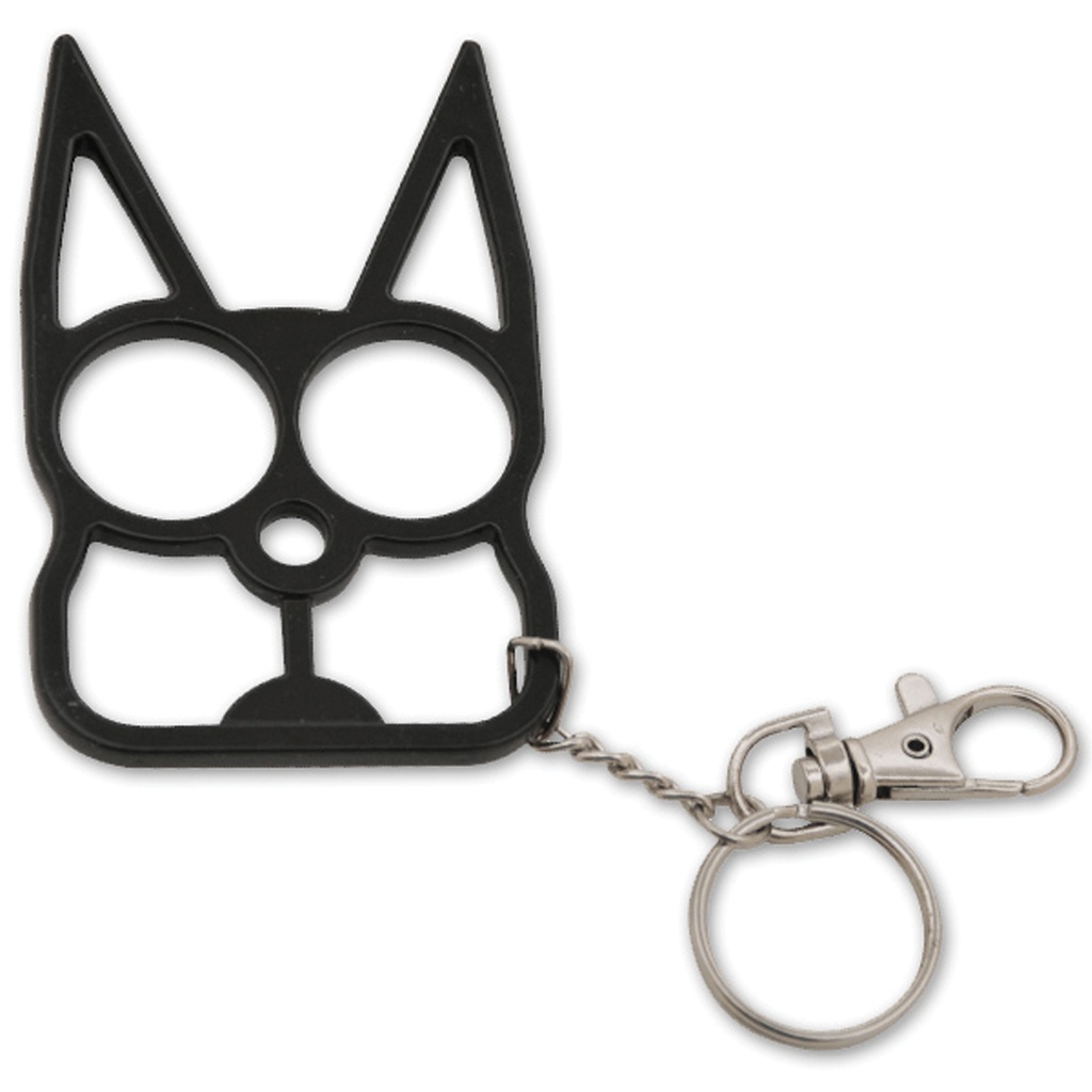 Midnight Panther Urban Impact Keychain - Black Steel