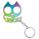 Chromatic Claw Compact Cat Self-Defense Keychain - Rainbow