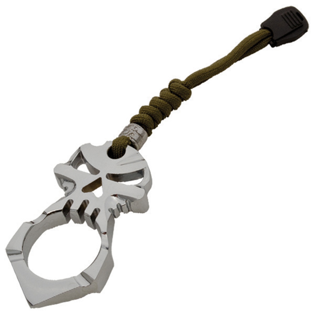 Texas Brass Knuckles Keychain - Skull Sentinel | Texas Brass Knuckles