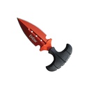 Crimson Sentinel Compact Push Dagger - Black Handle