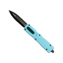 Aqua EasyGrip Front-Switch Mini OTF Knife - Teal Aluminum