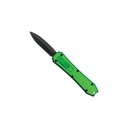 Switch-Top Micro Quick-Deploy OTF Knife - Green Aluminum