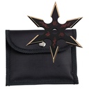 Shadow Sigil Balanced 6-Point Throwing Star - Black