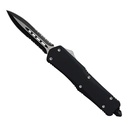 Smooth Operator Double-Action OTF Knife - Black Aluminum