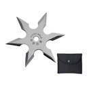 Orbit Six Balanced Throwing Star - Silver