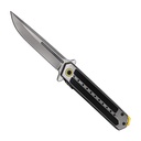 Urban Signal Quick-Deploy Spring Assisted Knife - Gray/Yellow G10